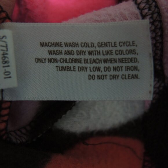 4/$25 Girl Bundle 2 Fleece 1/4 Zip Jackets Gray Leopard Large Colorful Dots Sz M - Picture 5 of 12